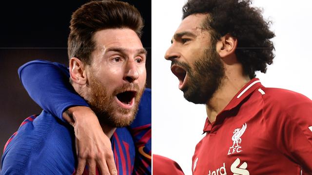 Messi et Salah se retrouveront mercredi au stade des demi-finales. [Paul Ellis/Paul Barrena]