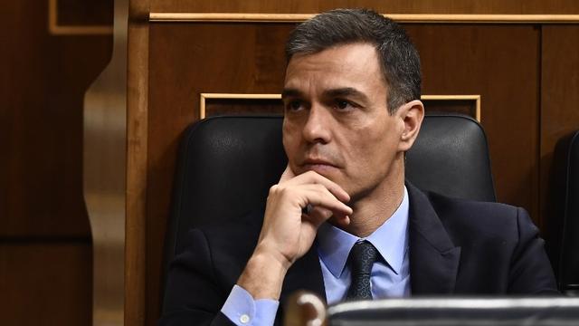 Le Premier ministre espagnol Pedro Sanchez. [AFP - Pierre-Philippe Marcou]