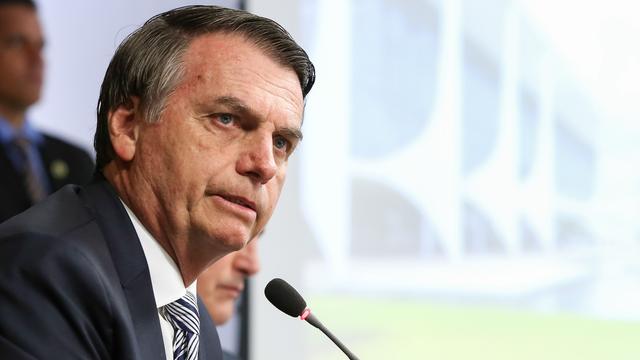 Le nouveau président brésilien Jair Bolsonaro, le 3 janvier 2019 à Brasilia. [AFP - Marcos Correa]