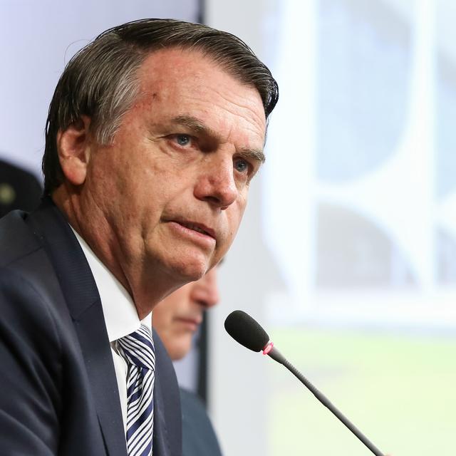 Le nouveau président brésilien Jair Bolsonaro, le 3 janvier 2019 à Brasilia. [AFP - Marcos Correa]