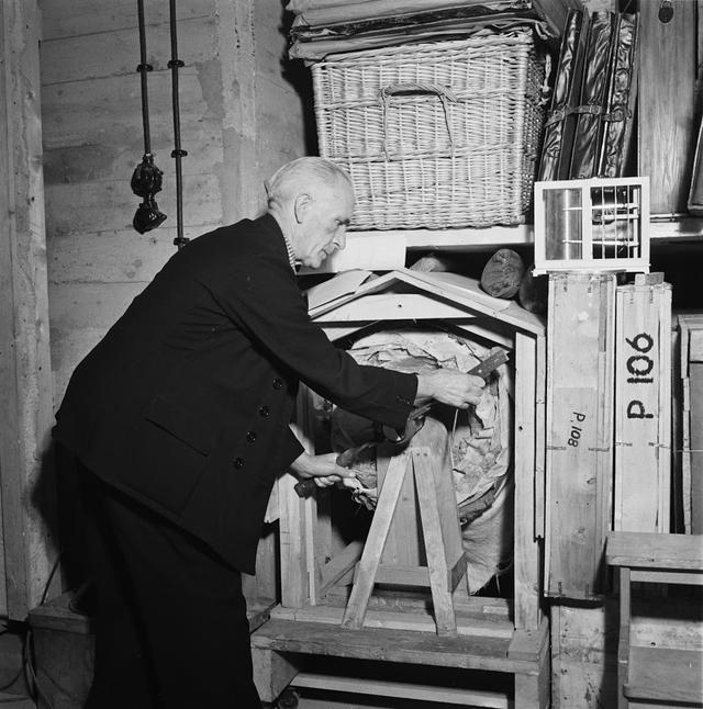 Pendant la seconde Guerre mondiale, le tableau a été caché dans des bunkers près de la côte (1939), puis déplacé dans une cave de Maastricht (1942). [Archives Nationales des Pays-Bas]