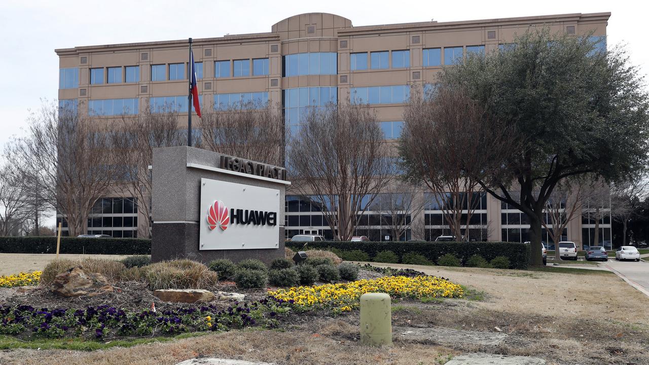 Le siège de Huawei à Plano au Texas. [Keystone - AP Photo/Tony Gutierrez]