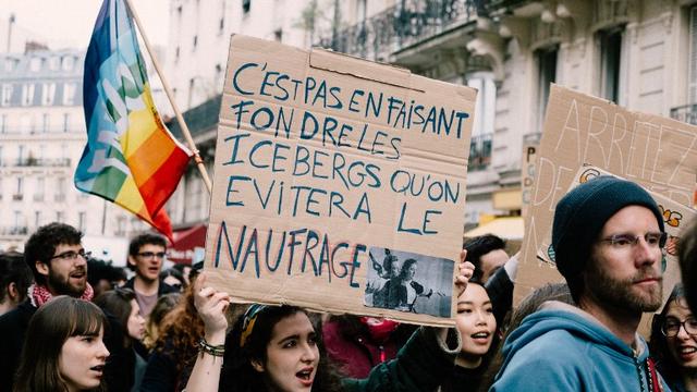 Plusieurs manifestations pour le climat se sont tenues ces derniers mois en France. [afp - Benoit Durand / Hans Lucas]