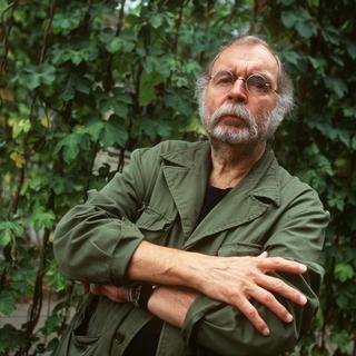 L'auteur vaudois Jacques Chessex, ici en octobre 1998 à Lausanne. [Keystone - Fabrice Coffrini]