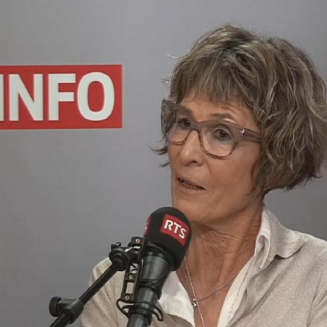 L’œnologue cantonale du Valais, Corinne Clavien-Défayes. [RTS]