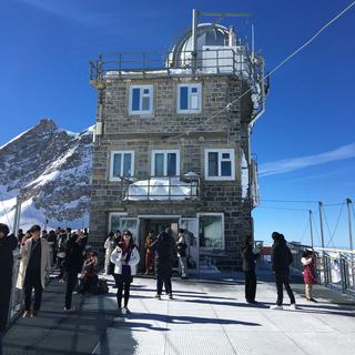Le Sphinx, la station de recherche du Jungfraujoch. [RTS - Delphine Gendre]