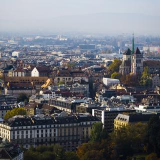 La cathédrale Saint-Pierre de Genève. [Keystone - Valentin Flauraud]