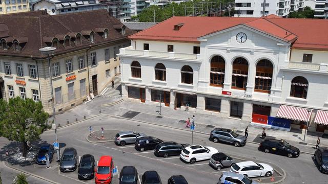 La gare de Vevey a été rénovée à l'occasion de la Fête des Vignerons. [Ville de Vevey/Facebook]