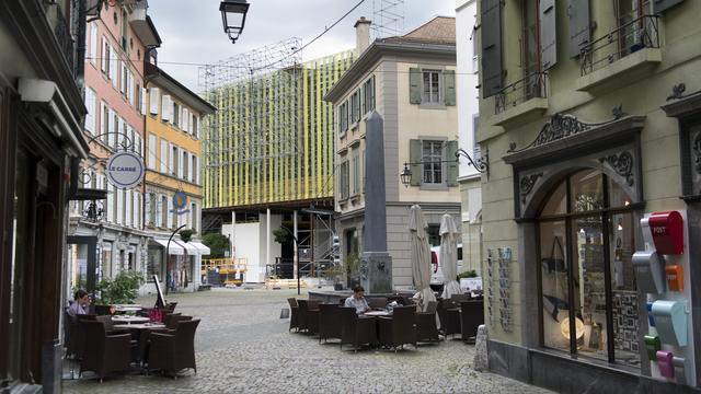 La ville de Vevey offrira plus d'un millier d'animations gratuites pendant la Fête des Vignerons. [Keystone - Laurent Gillieron]