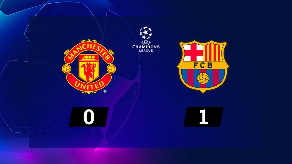 1-4 aller, Manchester United - Barcelone (0-1): le résumé de la rencontre