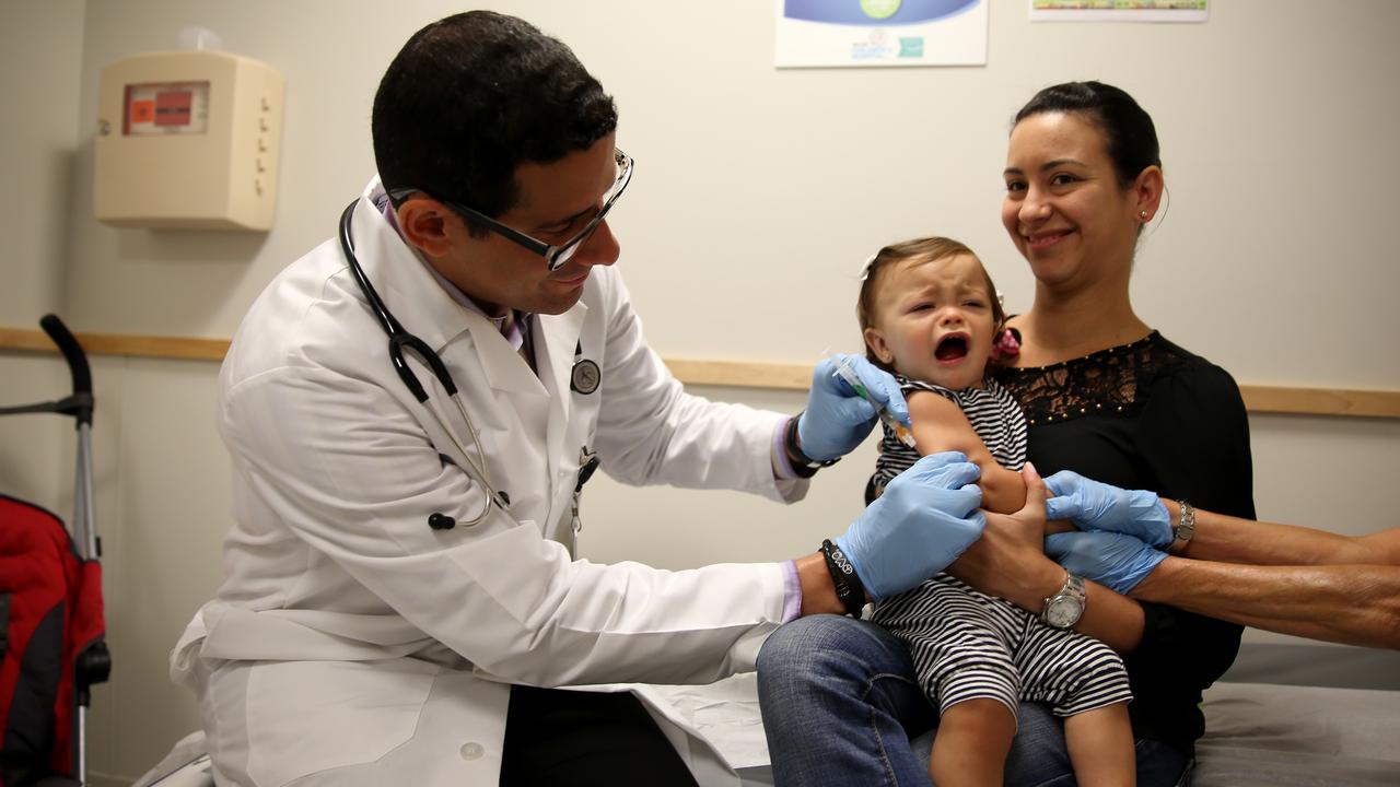 Le nombre d'enfants de moins d'un an, n'ayant pas reçu une première dose de vaccin sur la période 2010-2017 aux Etats-Unis, atteignait 2,59 millions. [AFP - JOE RAEDLE / GETTY IMAGES NORTH AMERICA]