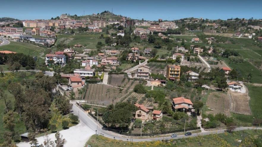 Le village sicilien de Mussomeli. [Google Maps - Capture d'écran]