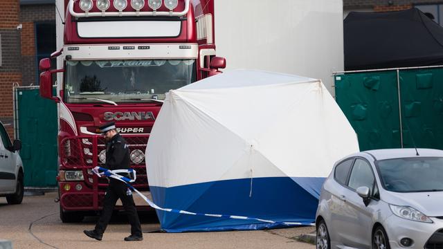 Les 39 corps retrouvés dans un camion près de Londres étaient Chinois. [EPA/Keystone - Vickie Flores]