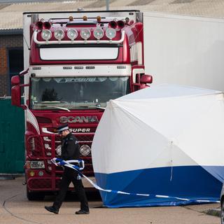 Les 39 corps retrouvés dans un camion près de Londres étaient Chinois. [EPA/Keystone - Vickie Flores]