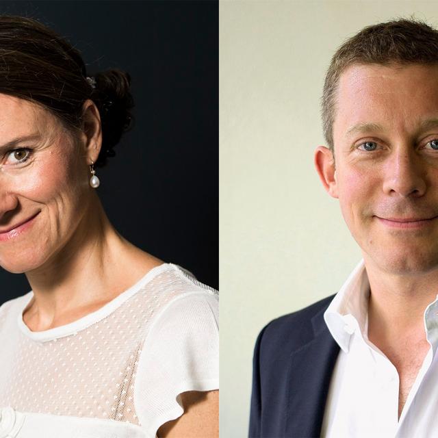 Sophie Michaud Gigon et Tristan Cerf. [Keystone/Migros - Jean-Christophe Bott/DR]