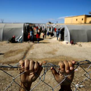 Un camp de réfugiés dans la ville turque de Suruc. [Reuters - Yannis Behrakis]
