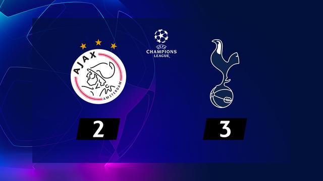 1-2 retour, Ajax Amsterdam – Tottenham (2-3): les Spurs rejoignent Liverpool en finale grâce à un triplé de Lucas à la 96ème minute!