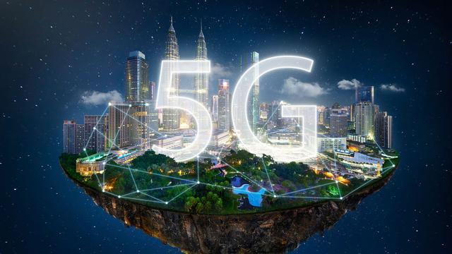 Une ville dominée par la 5G. [Depositphotos - jamesteohart]