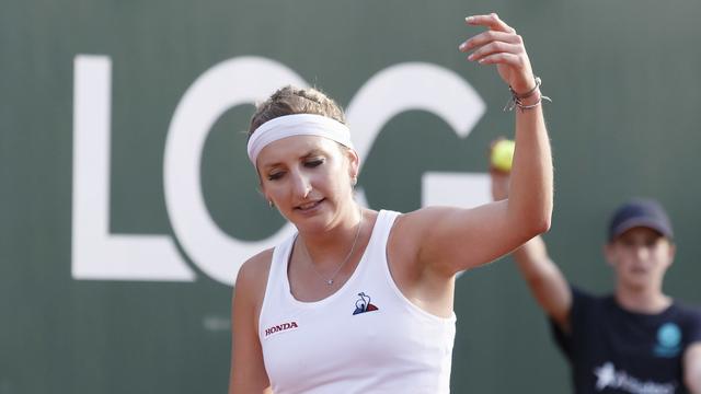 Rien ne va plus pour Timea Bacsinszky, laminée au pays du Matin Calme. [KEYSTONE]