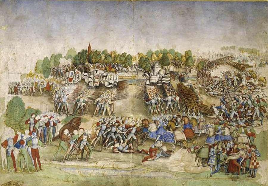 La bataille de Marignan. [Wikimedia Commons - © Domaine de Chantilly]