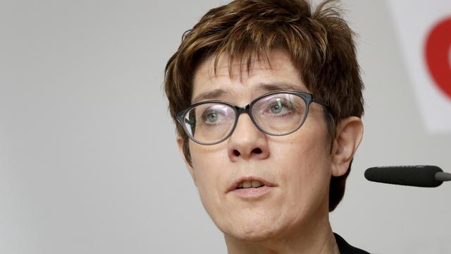 Annegret Kramp-Karrenbauer, le 14 janvier 2019. [AP - MICHAEL SOHN]