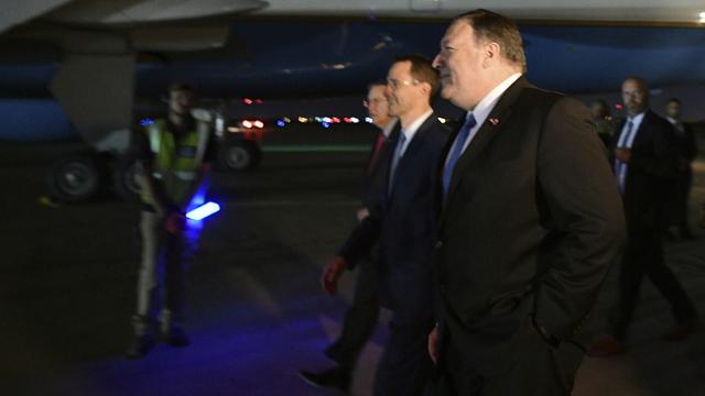 Mike Pompeo, au premier plan, à Bagdad, ce 7 mai 2019. [AP - Mandel Ngan/]