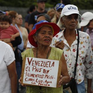 Près du quart des Vénézuéliens ont besoin d'aide. [AP/Keystone - Eduardo Verdugo]