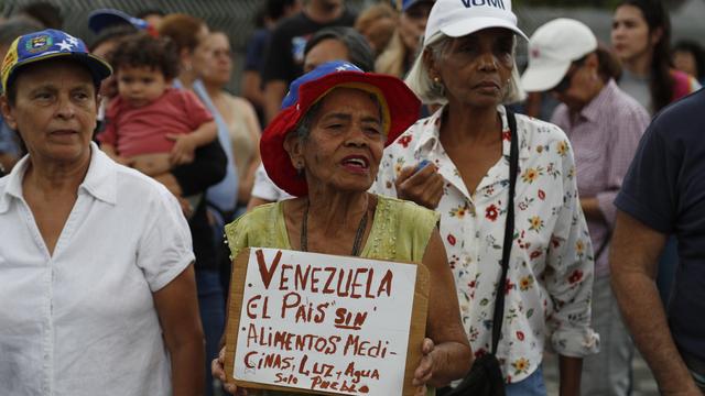 Près du quart des Vénézuéliens ont besoin d'aide. [AP/Keystone - Eduardo Verdugo]