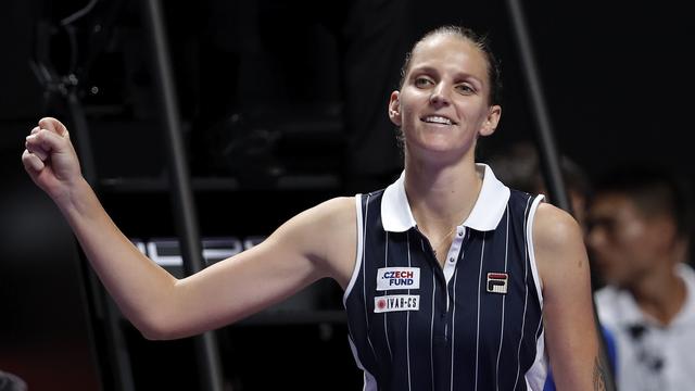 Pliskova rejoint ainsi le dernier carré le Masters pour la troisième année consécutive. [Andy Wong]