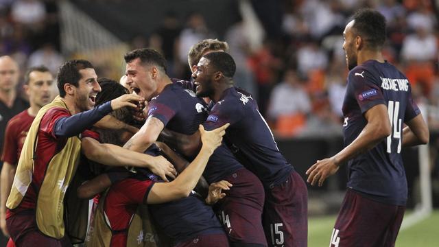 La joie des Londoniens qui ont assuré leur qualification pour la finale. [Alberto Saiz]