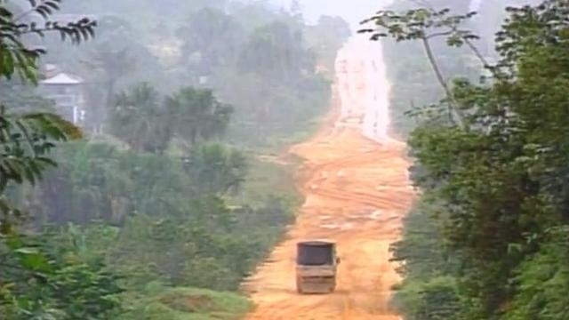 L'Amazonie, le poumon de la Terre, et la déforestation. 1994