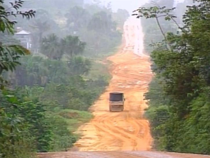 L'Amazonie, le poumon de la Terre, et la déforestation. 1994