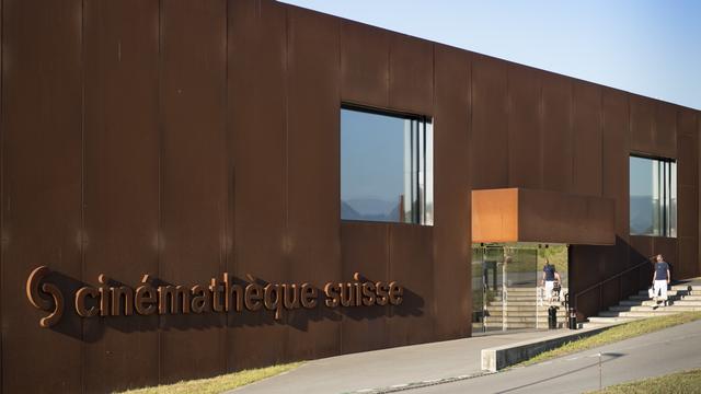 Le nouveau centre de recherche et d'archivage de la Cinémathèque suisse. [Keystone - Laurent Gillieron]