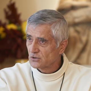 L'évêque du diocèse de Sion Jean-Marie Lovey rejette le suicide assisté. [KEYSTONE - Sedrik Nemeth]