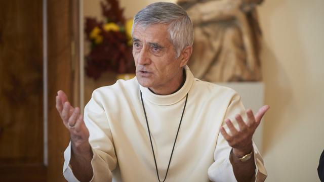 L'évêque du diocèse de Sion Jean-Marie Lovey rejette le suicide assisté. [KEYSTONE - Sedrik Nemeth]