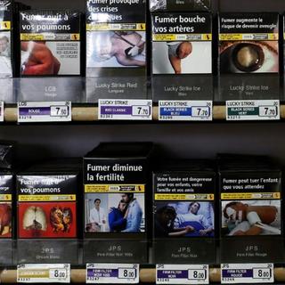 Les paquets de cigarettes en vente dans les Tabac Presse en France. [DR]