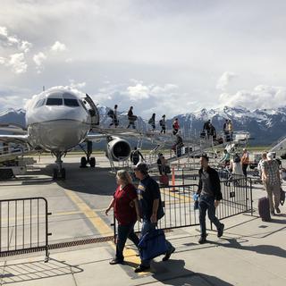 L'aéroport de Jackson Hole, dans le Wyoming. [AFP - Daniel Slim]