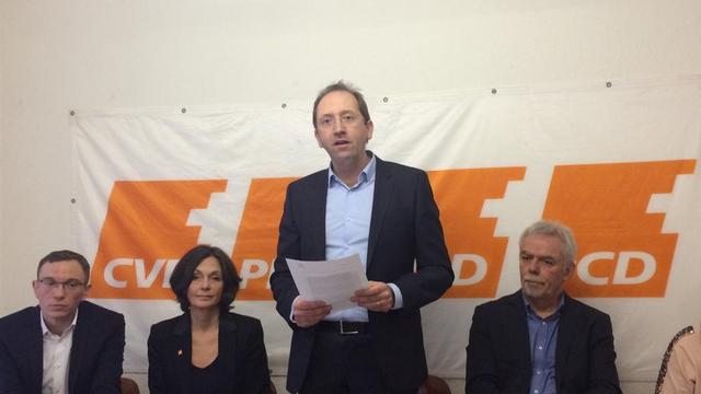 Axel Marion, candidat PDC au Conseil d'Etat vaudois. [RTS - Martine Clerc]