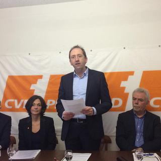 Axel Marion, candidat PDC au Conseil d'Etat vaudois. [RTS - Martine Clerc]