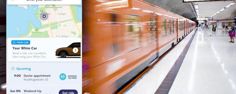 L'application Whim propose le meilleur transport selon votre destination. [Helsinki Regional Transport Authority]