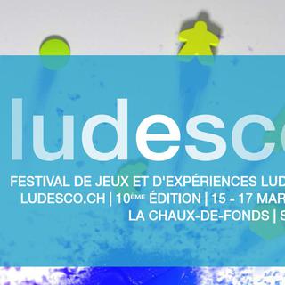Visuel du festival "Ludesco" 2019 à La Chaux-de-Fonds. [https://www.ludesco.ch/]
