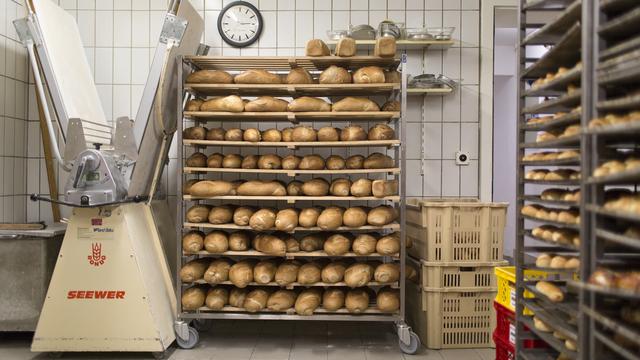 Une boulangerie à Berne. [Keystone - Gaetan Bally]