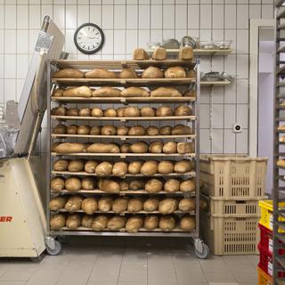 Une boulangerie à Berne. [Keystone - Gaetan Bally]