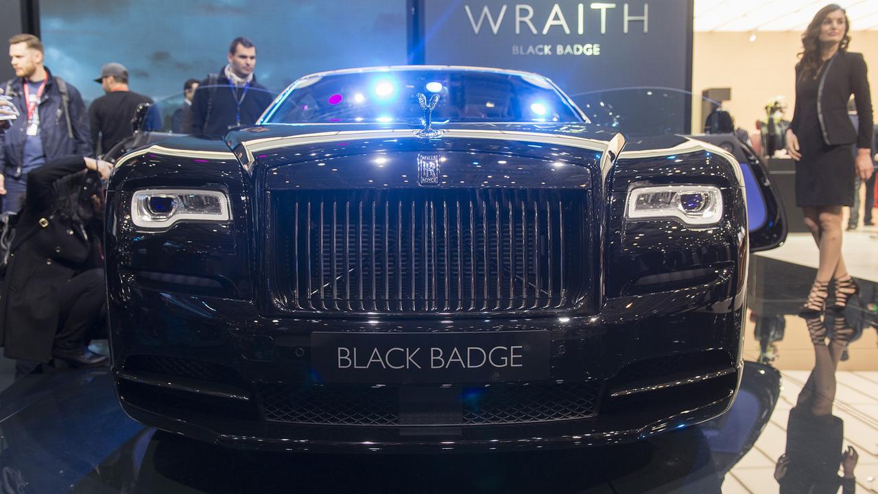 Une Rolls Royce au Salon de Genève en 2016. [KEYSTONE - SANDRO CAMPARDO]