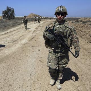 Des soldats américains en Irak. [AP Photo/Keystone - Karim Kadim]