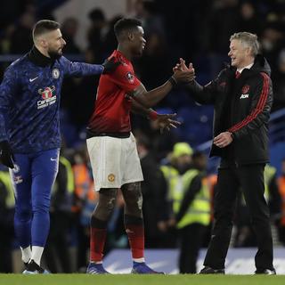 Manchester United n’a plus perdu en championnat depuis l'arrivée d'Ole Gunnar Solskjaer. [Keystone/AP Photo - Matt Dunham]