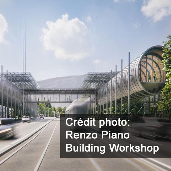 Le portail de la science du CERN a été dessiné par l'architecte Renzo Piano.