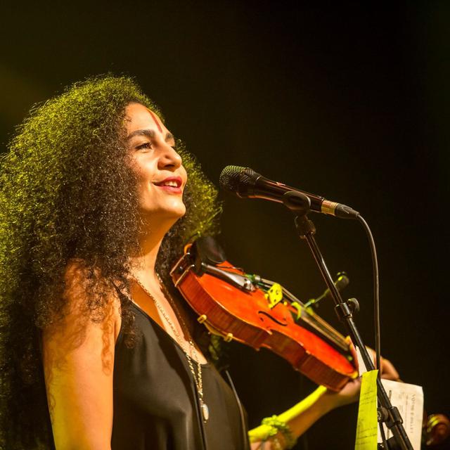 La musicienne iranienne Aïda Nosrat.
Image fournie par l'artiste pour Vacarme du 3 mai 2019.
Maurice Guerard [Maurice Guerard]