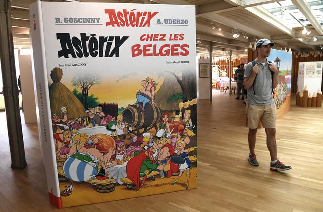 Une exposition consacrée à Astérix en Belgique en 2017. [afp - Emmanuel Dunand]