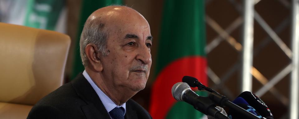 A peine élu, le nouveau président algérien Abdelmadjid Tebboune doit faire face à la contestation. [Keystone - Mohamed Messara]